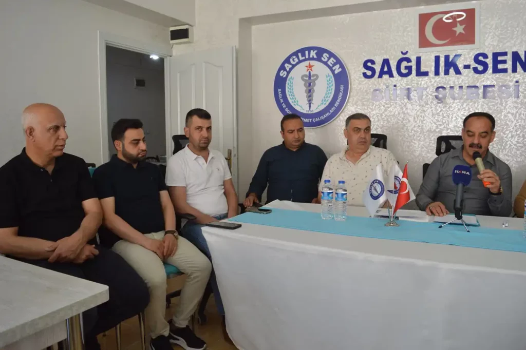 Nöbet ücretleri yüzde 100 artsın! Sağlık-Sen Siirt’ten net talepler