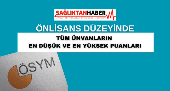 O ünvan 100 tam puanla atandı! İşte önlisans puanlar