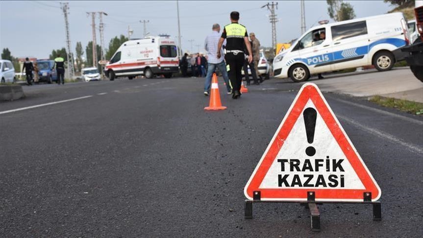 Taşköprü’de ambulans kazası