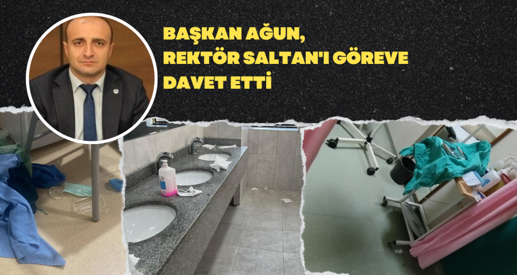 Başkan Ağun, Rektör Saltan’ı göreve davet etti