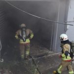 112 servis istasyonunda yangın paniği!
