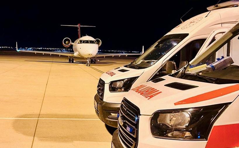 Şırnak’taki 3 hasta, uçak ambulansla sevk edildi