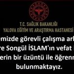 Hemşire Songül İslam Vefat Etti