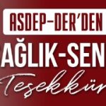 Sağlık-Sen’in KİK Toplantısındaki Hassasiyetine Teşekkür