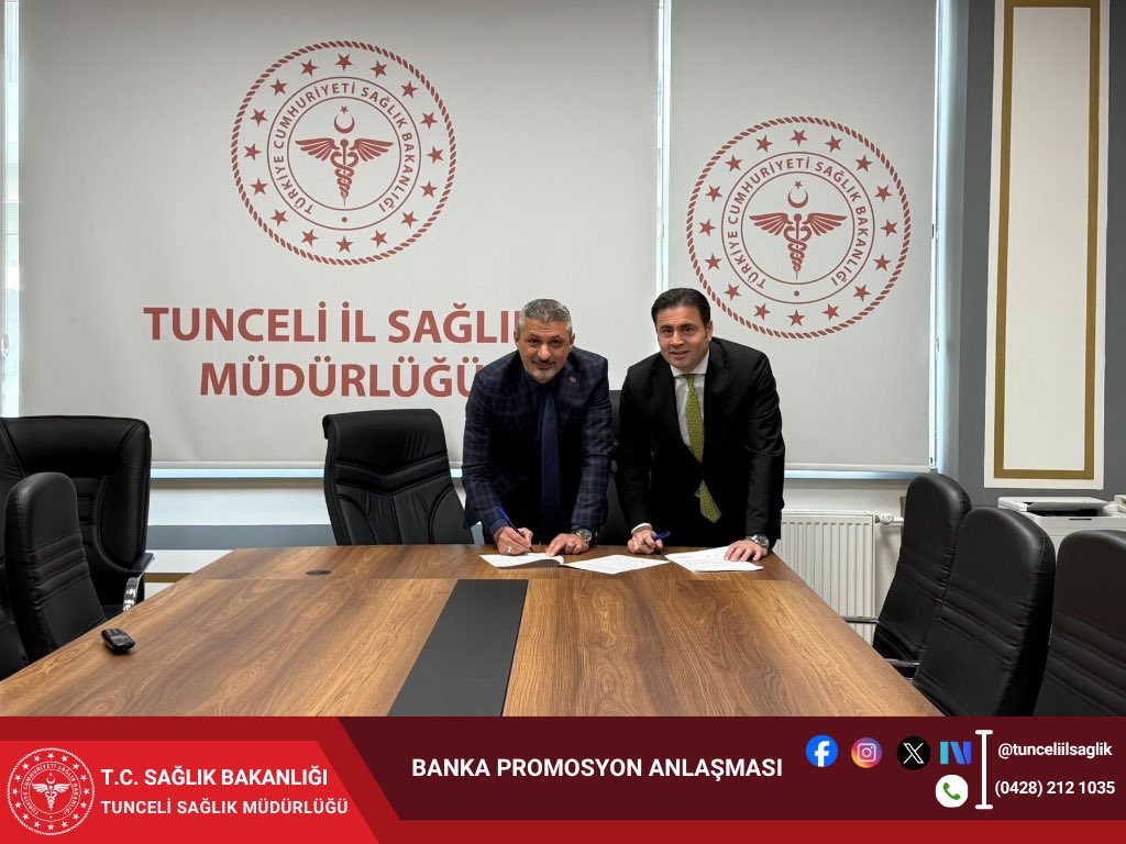 Tunceli’de Promosyon Sözleşmesi İmzalandı