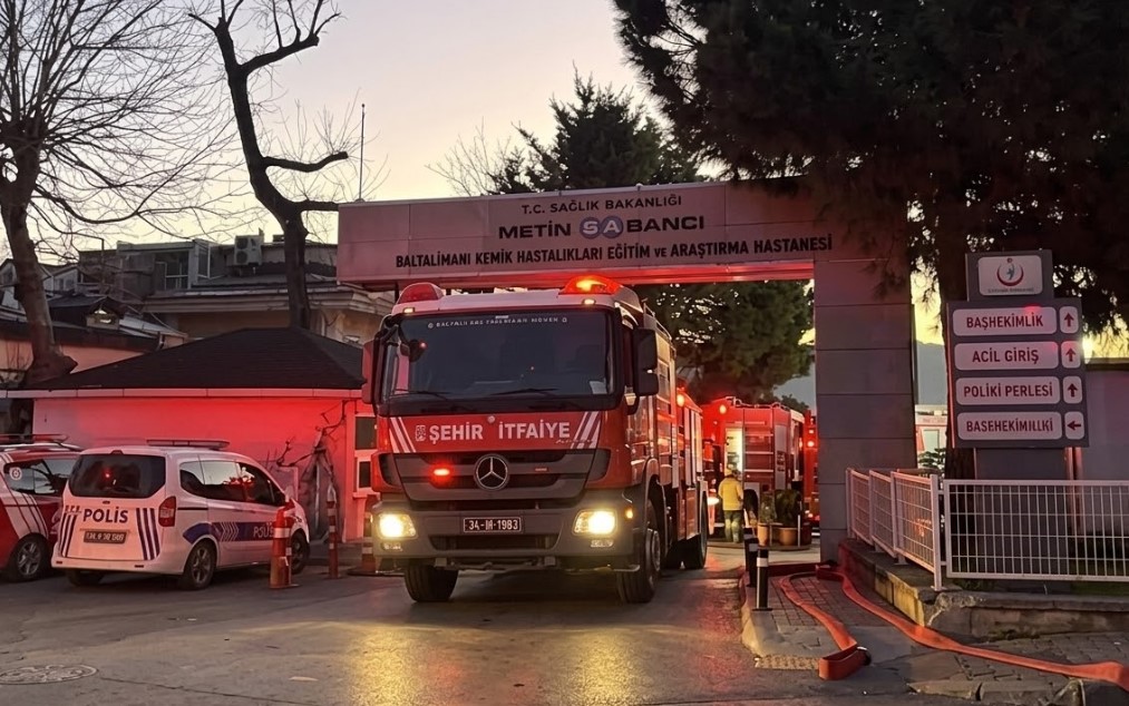 Sarıyer’de Hastane Yangını
