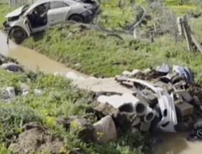 Aracı Hurdaya Döndü, Kendisi Sağ Çıktı