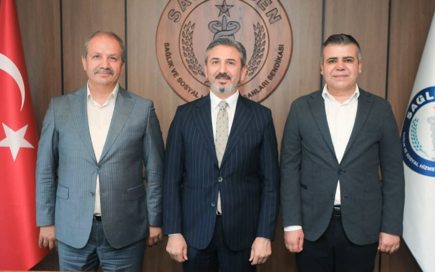 Çalışma Bakan Yardımcısı Ahmet Aydın’dan Sağlık-Sen’e Ziyaret